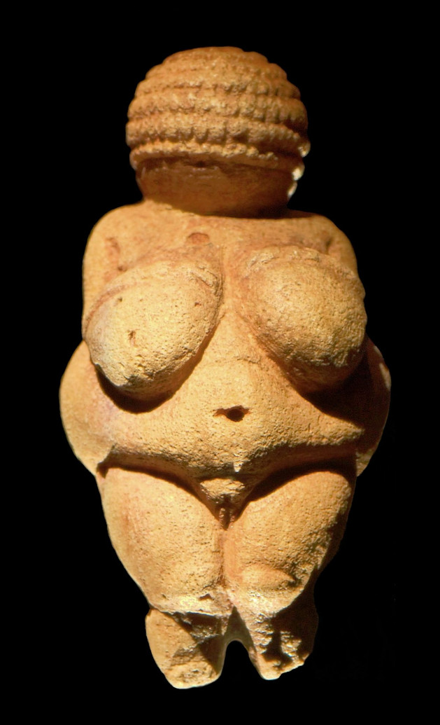 1200px Venus of Willendorf frontview retouched 2